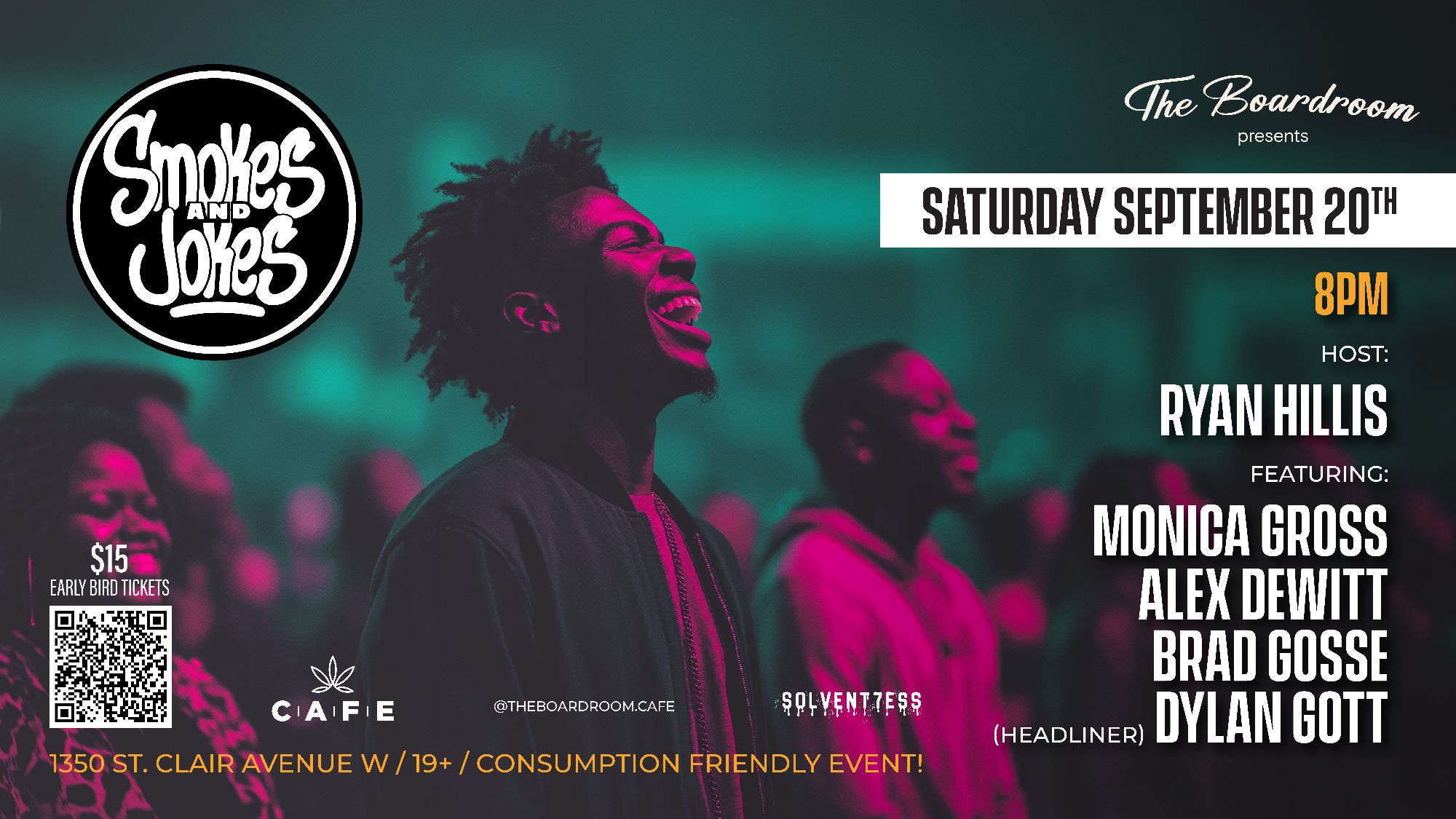 SNJ Comedy Event Socials Sep 20 2025_1920x10801 Sept 20th Toronto Comedy Show Up in Jokes