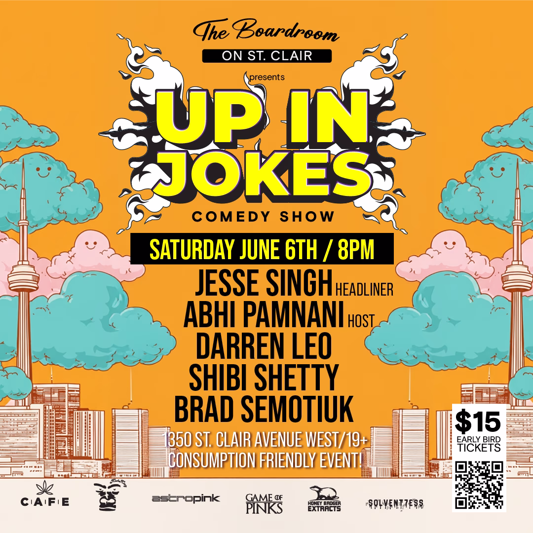 June6th Up in Jokes Comedy Show Toronto